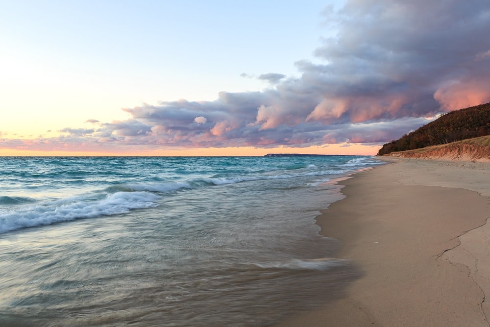 Sleeping Bear Dunes is home to some of the best beaches in Michigan