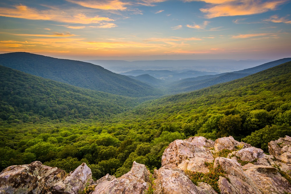 Beautiful hikes lead to magnificent views like this in the Shenandoah National Park!