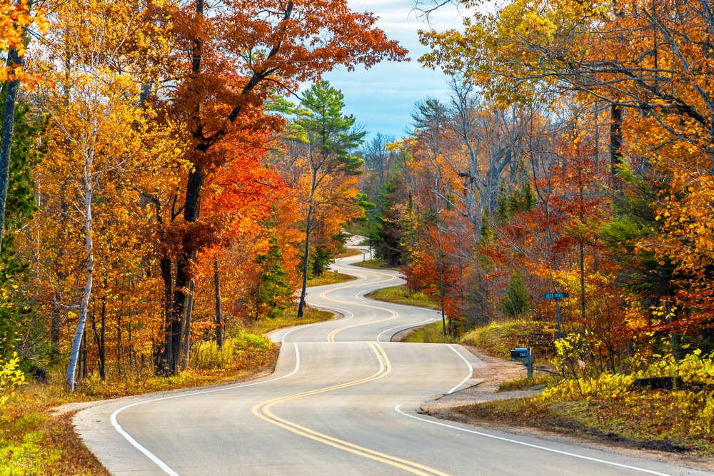 Breathtaking scenic drives through Door County Fall Colors in Wisonsin