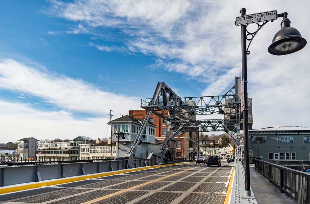 Walking across the historical Bascule Bridge is one of the most popular things to do in Mystic CT