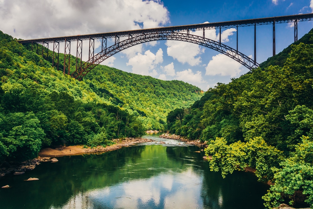 Beautiful scenery is waiting for you in New River Gorge National Park in West Virginia this year!