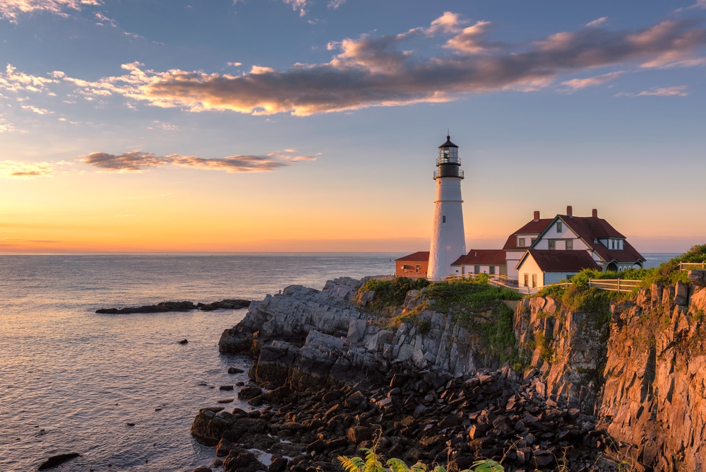Stunning scenery on Maine's Coast is just one thing to look forward to during romantic getaways in Maine