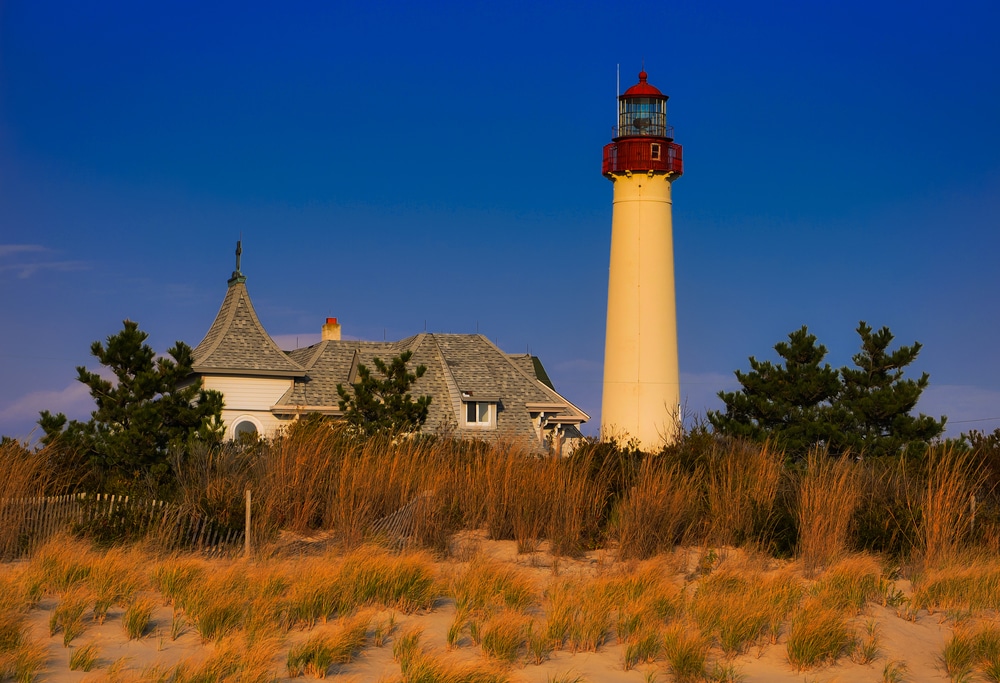 Visiting lighthouses is one of the best things to do in Cape May NJ