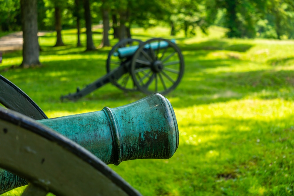Old cannons mark history, and one of the top things to do in Fredericksburg VA this year