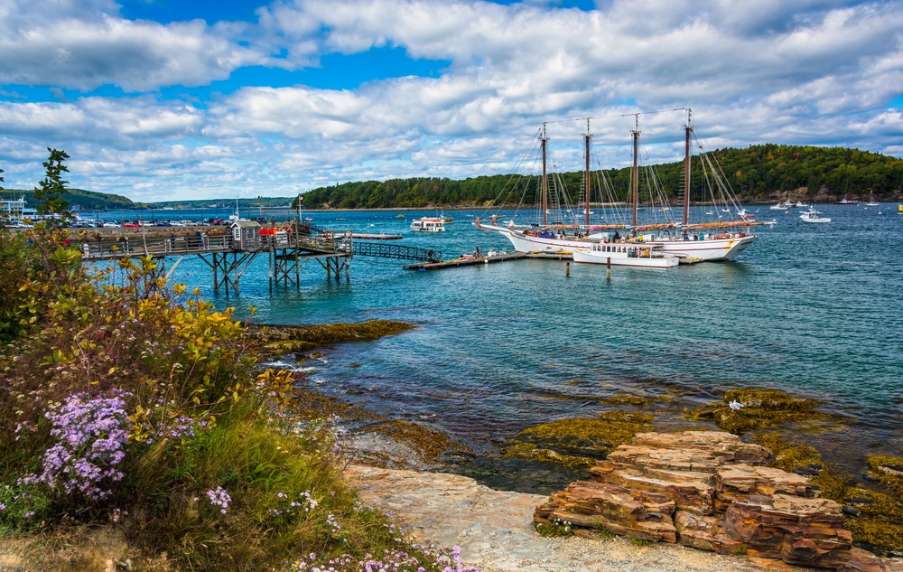 Take in the views of Frenchman Bay, one of the best things to do in Bar Harbor, Maine