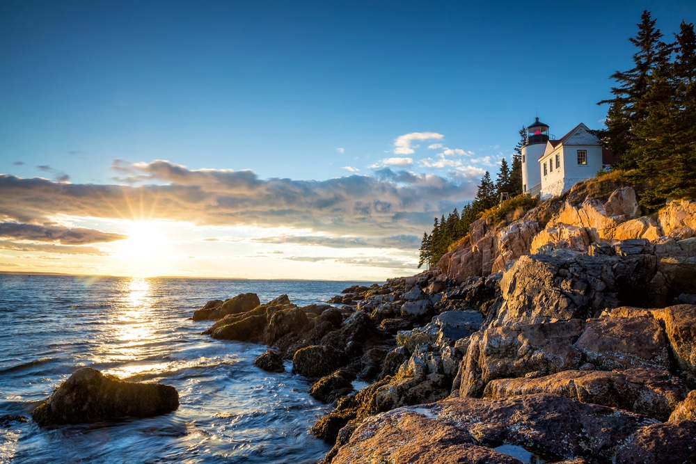 Visiting this beautiful Bass Harbor lighthouse is one of the top things to do in Bar Harbor Maine This Summer