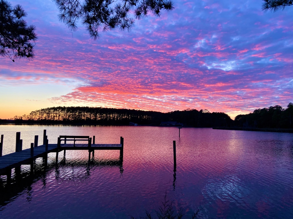 Beautiful scenery in Irvington, VA, home to some of the best wineries in Virginia