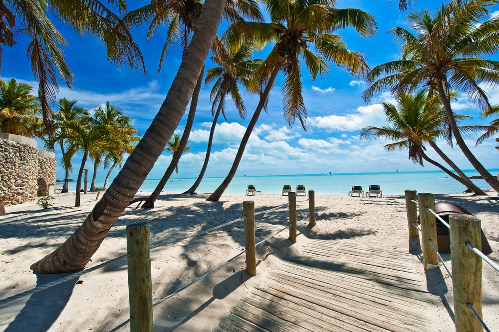 Relax and unwind on beaches like this and enjoy the best places to stay in the Florida Keys